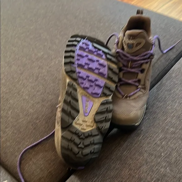 Teva Gray and Purple Hiking Shoes for Active Adventures Size 8.5