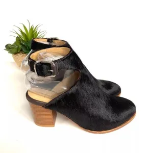 Thakoon calf hair sling back booties Dark Brown 37