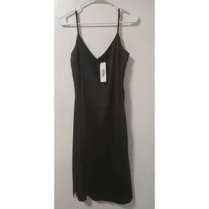 The drop womens small black midi slip dress sweetheart romantic goth side split