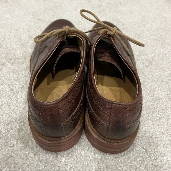 The Frye Company John A Frye Wingtip Oxfords Brown Leather Men’s Size 11.5 D,