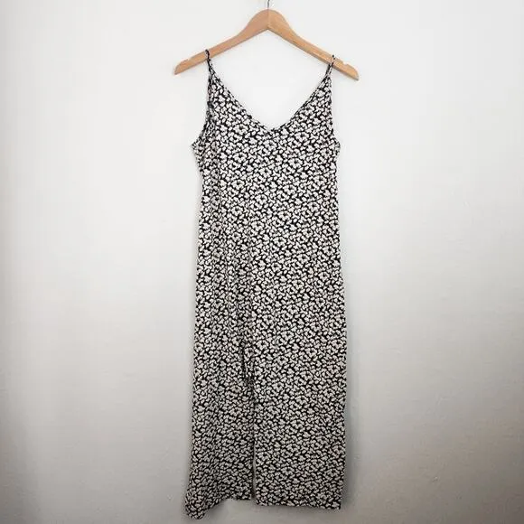 The Great. Sleep The Slip Sleeper Sleeveless One Piece Jumpsuit Floral Print