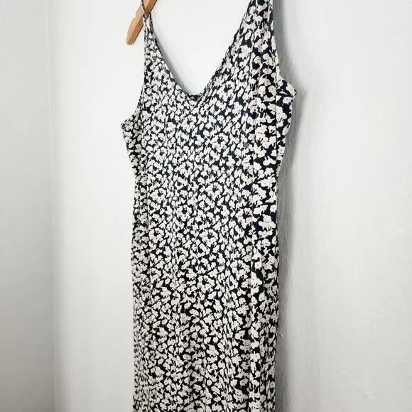 The Great. Sleep The Slip Sleeper Sleeveless One Piece Jumpsuit Floral Print