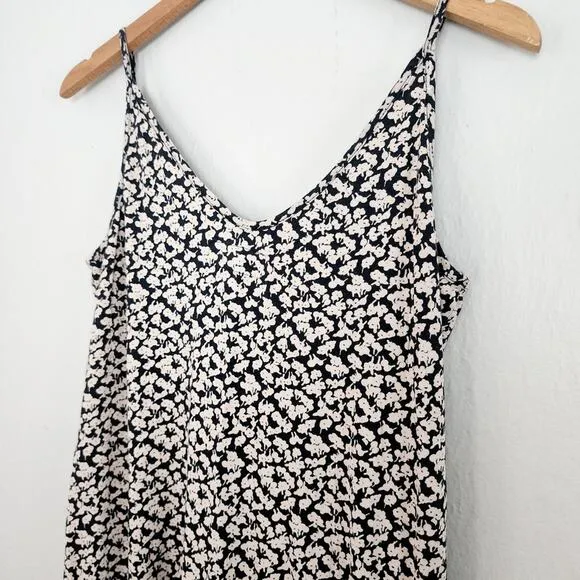 The Great. Sleep The Slip Sleeper Sleeveless One Piece Jumpsuit Floral Print