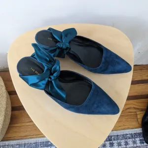 The row coco suede kitten heels