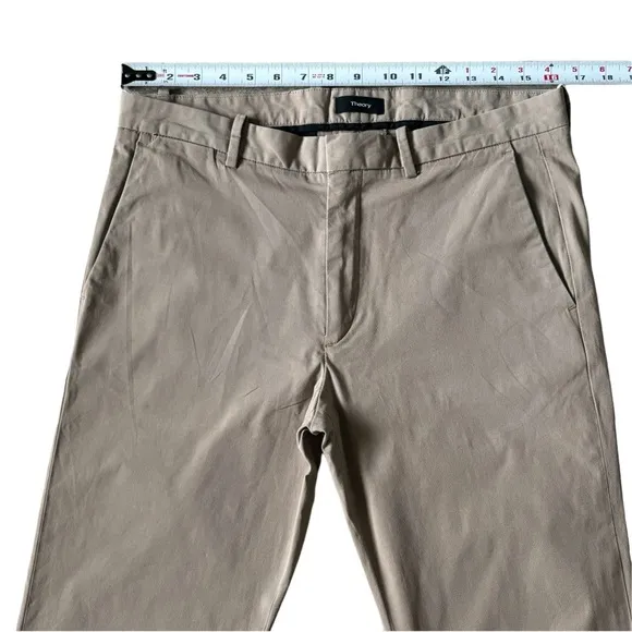 THEORY ZAINE H  ICE TWILL SLIM FIT PANT 34