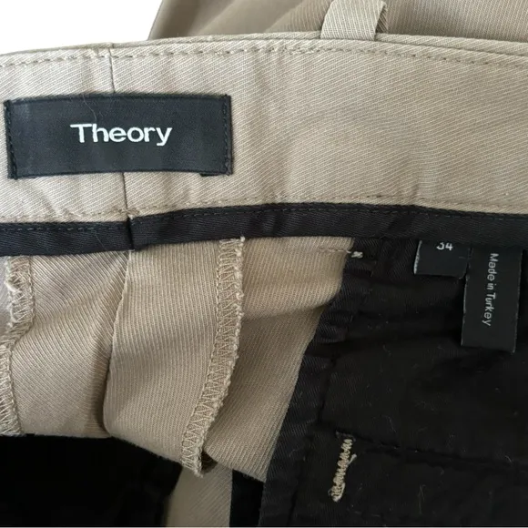 THEORY ZAINE H  ICE TWILL SLIM FIT PANT 34