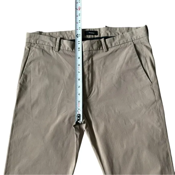 THEORY ZAINE H  ICE TWILL SLIM FIT PANT 34
