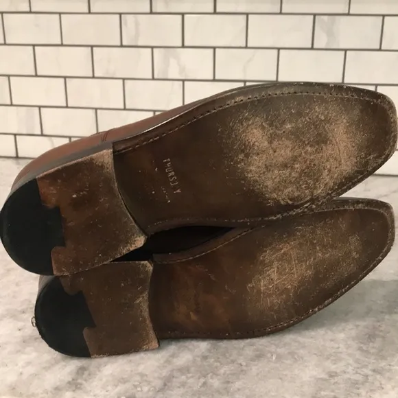Thursday Boot Co Executive Oxfords Mens 9 Brown Leather Business Cap Toe Shoes