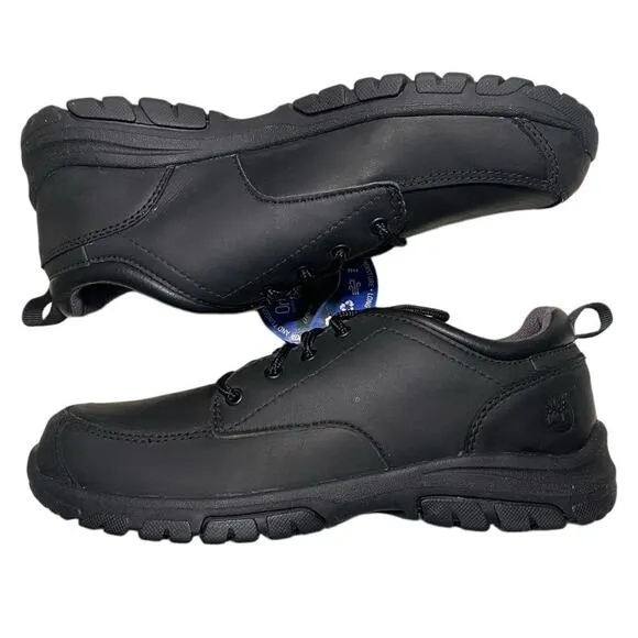 Timberland Youth Black Discovery Pass Plain Toe Oxfords Sz5 8892R