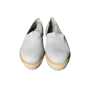 Timberline Light Grey Platform Espadrille Slip-Ons