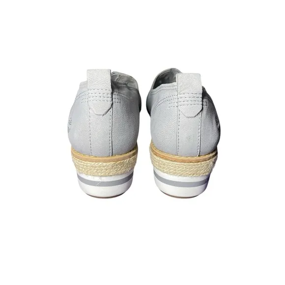 Timberline Light Grey Platform Espadrille Slip-Ons