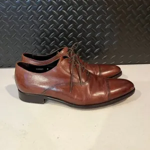 To Boot New York Adam Derrick Italy Cap Toe‎ Oxfords Brown Leather Mens Size 9