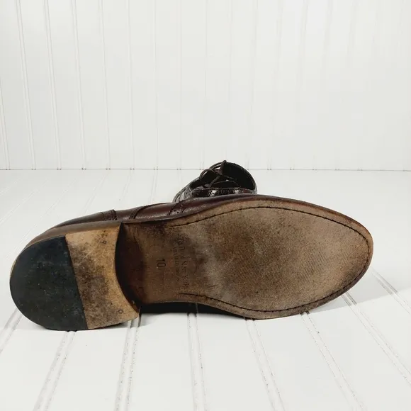 To Boot New York Adam Derrick Leather Cap Toe Oxfords B350