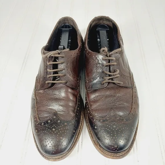 To Boot New York Adam Derrick Leather Cap Toe Oxfords B350