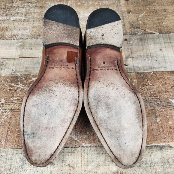 To Boot New York Adam Derrick Men Size 8 Brandon Cognac Cap Toe Oxfords 12981