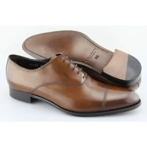 TO BOOT NEW YORK 'Brandon' Brown Leather Cap Toe Oxfords Size US 11.5