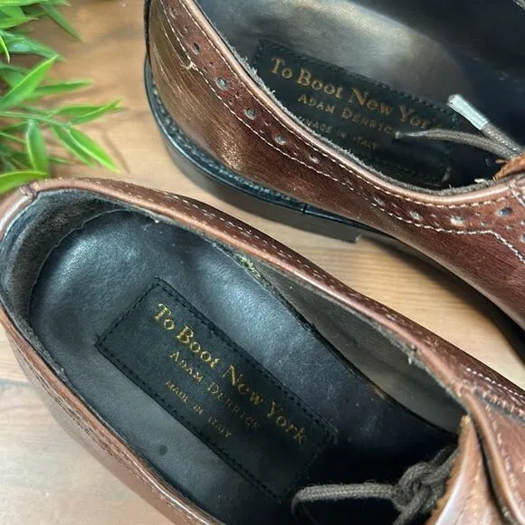 To Boot New York Cap Toe Oxfords Shoes Size 8