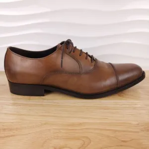 To Boot New York Caufield Oxfords Mens Size‎ 9 M Cuoio Brown Leather Cap Toe