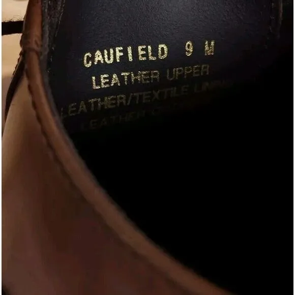 To Boot New York Caufield Oxfords Mens Size‎ 9 M Cuoio Brown Leather Cap Toe