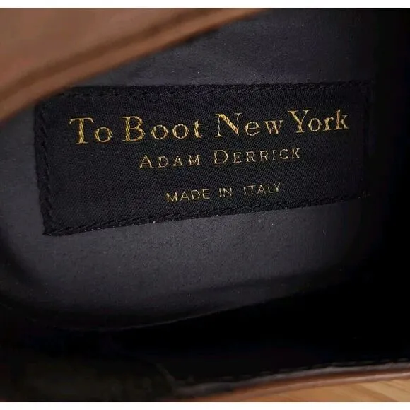 To Boot New York Caufield Oxfords Mens Size‎ 9 M Cuoio Brown Leather Cap Toe