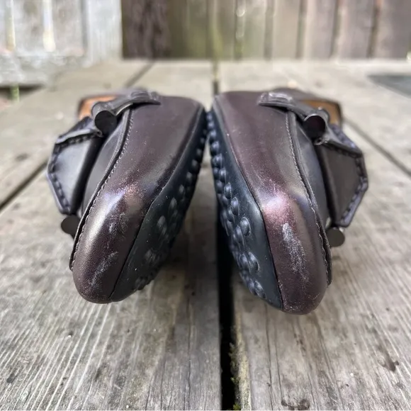 Tod’s Brown Leather Kitten Heels Sz 39