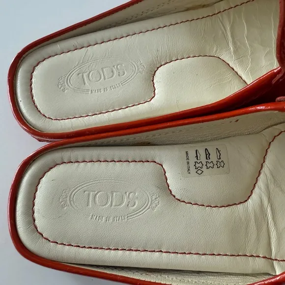 Tod's Patent Leather Gommini Slip-On Loafer/Mule