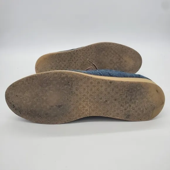 Toms Denim Wingtip Oxfords Men’s Size 8.5M Shoes