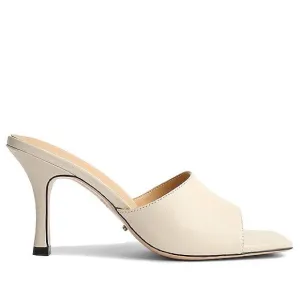 Tony Bianco Clara Mule Sz 5 Vanilla Leather