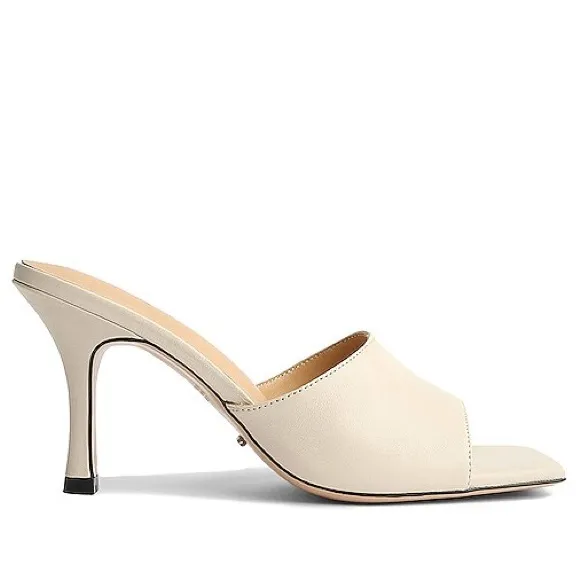 Tony Bianco Clara Mule Sz 5 Vanilla Leather