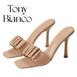 TONY BIANCO Fara Heel in Skin Nappa Sz 8.5 NIB