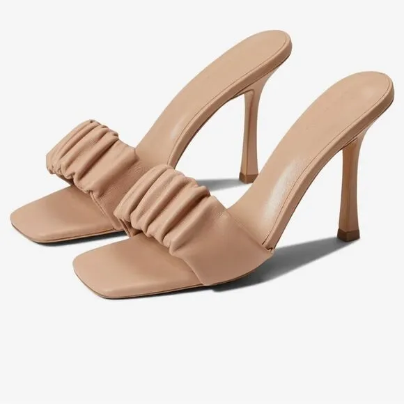 TONY BIANCO Fara Heel in Skin Nappa Sz 8.5 NIB