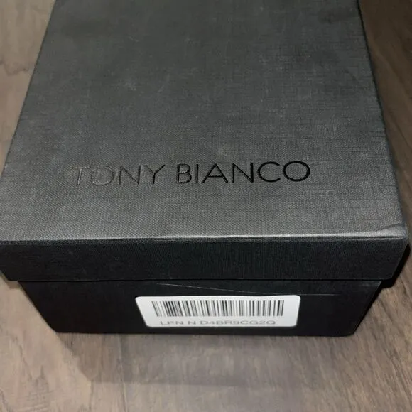 TONY BIANCO Fara Heel in Skin Nappa Sz 8.5 NIB