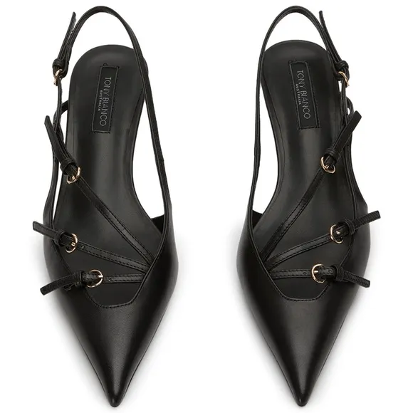 TONY BIANCO Koko Black Como Kitten Heels