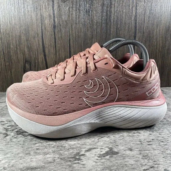 Topo Athletic Atmos Women’s Size 9 Road Running Shoes ‘Dusty Rose/White’
