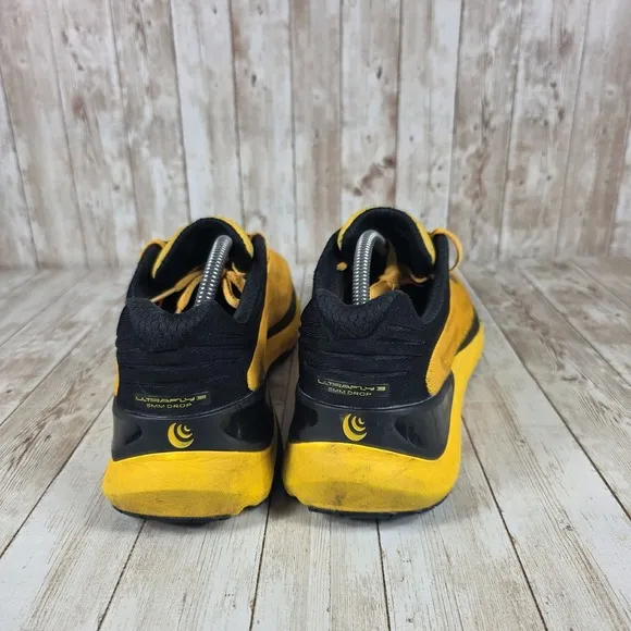 Topo Athletic UltraFly 3 Running Shoes Lightweight Cushioned Yellow Black 10.5
