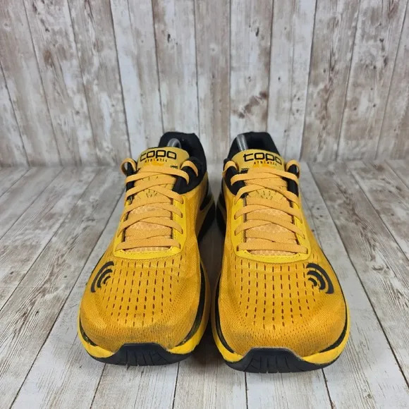 Topo Athletic UltraFly 3 Running Shoes Lightweight Cushioned Yellow Black 10.5