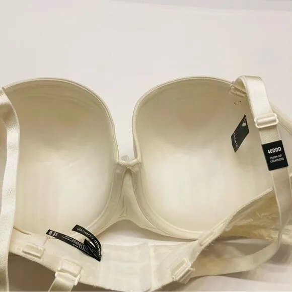 Torrid Bombshell Everyday Strapless Convertible Push Up Bra Plus Size 40DDD NEW