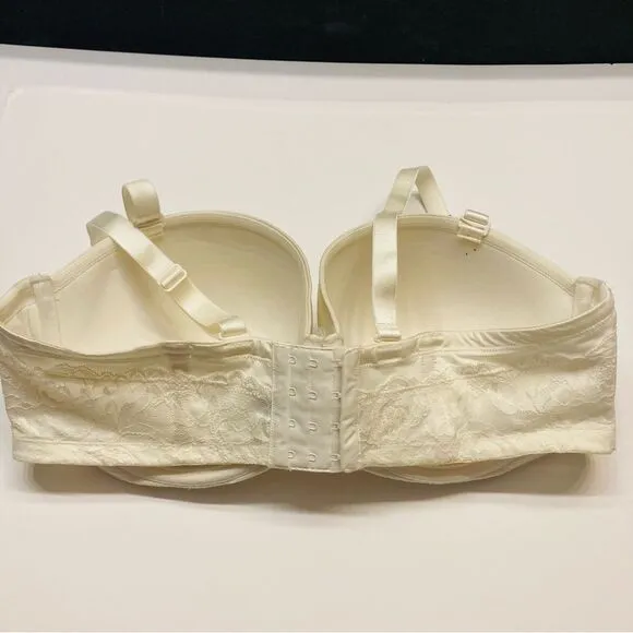 Torrid Bombshell Everyday Strapless Convertible Push Up Bra Plus Size 40DDD NEW