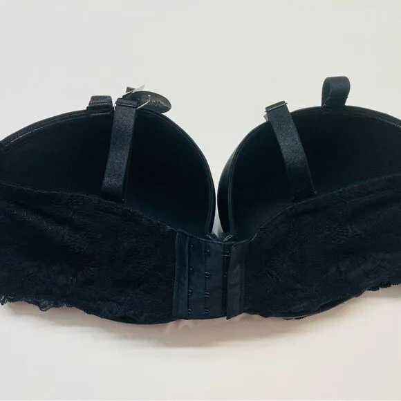 Torrid Bombshell Everyday Strapless lightly Lined Bra Black Plus Size 42G NEW
