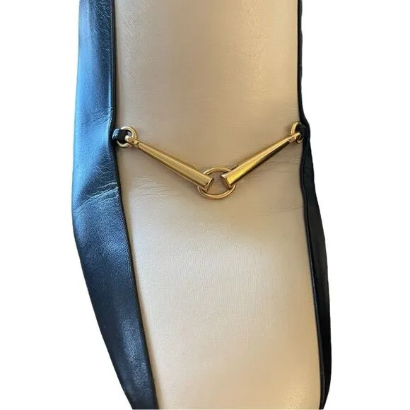 Tory Burch Equestrian Link Leather High Heeled Mules