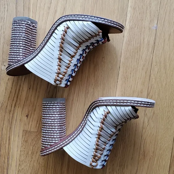 Tory Burch Pecha Woven Mule Sandal 6.5