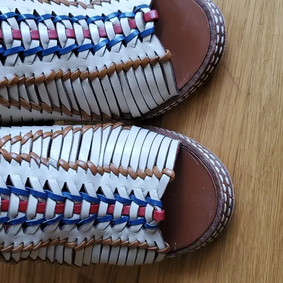 Tory Burch Pecha Woven Mule Sandal 6.5