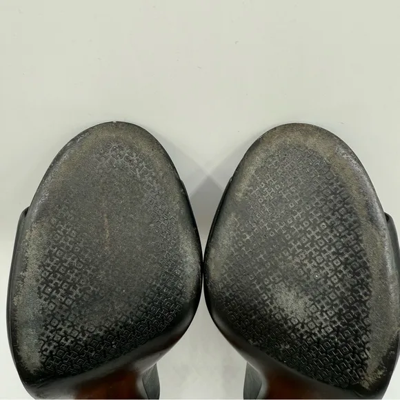 Tory Burch RAYA 100M MULE Block Heel Mules Size 10M