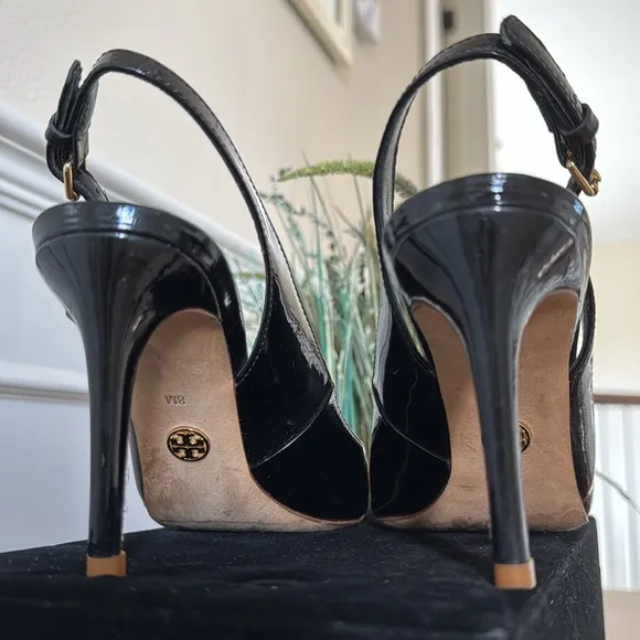 Tory Burch Slingback Patent leather heels size 8