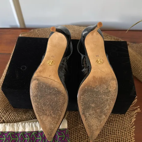 Tory Burch Slingback Patent leather heels size 8