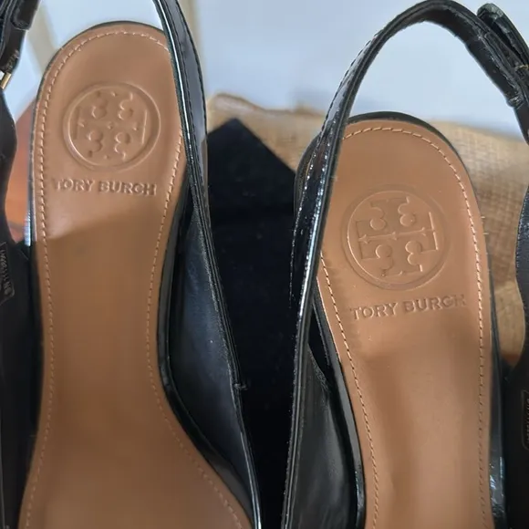 Tory Burch Slingback Patent leather heels size 8