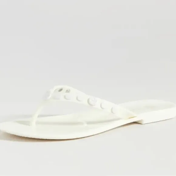 Tory Burch Studded Jelly Flip Flops