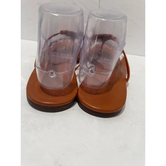 Tory Burch Womens Miller Soft Sandal Bourbon Miele Slip On size 9.5