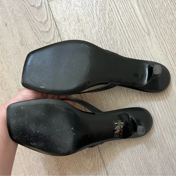 Toteme 40mm kitten heels flip flop