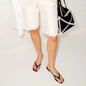 Toteme 40mm kitten heels flip flop